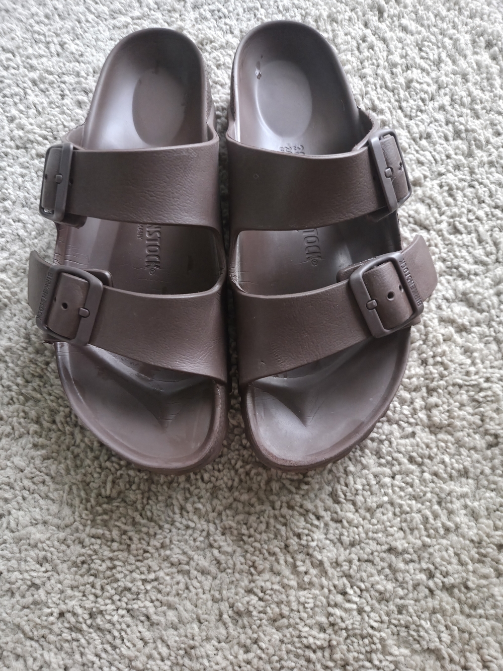 Birkenstock Arizona Brown Molded Footbed Slide